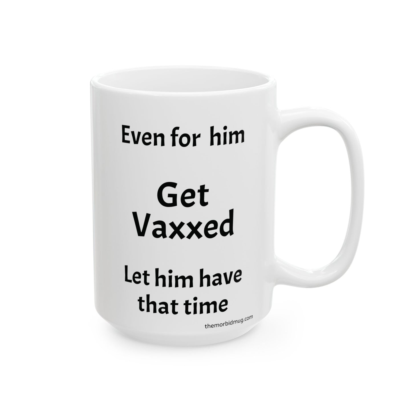 Mug - "Family time is so important". Death reading to his kids.